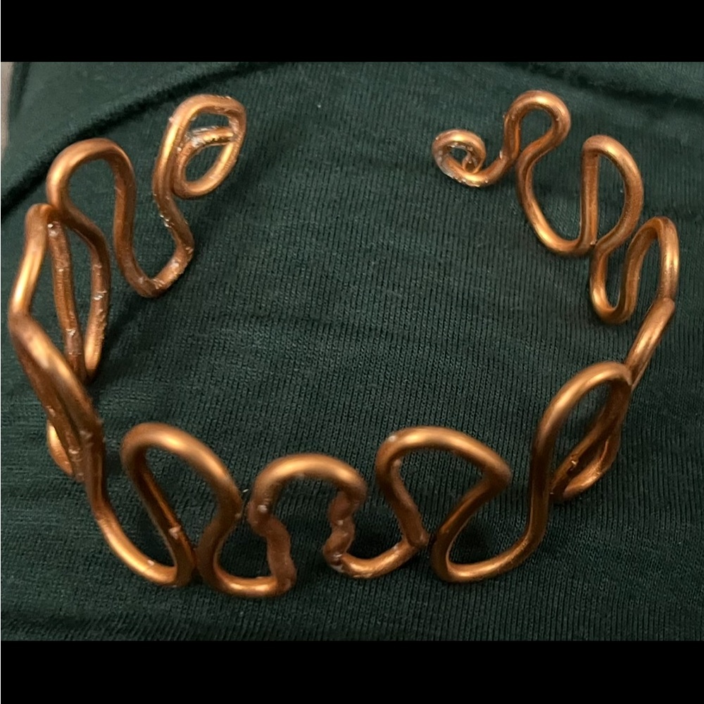 Copper Wire Cuff Bracelet